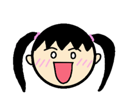 she is cute. sticker #1870633