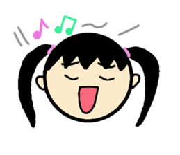 she is cute. sticker #1870635