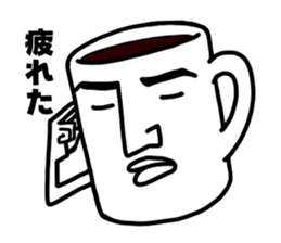 Black coffee of me sticker #1870857