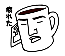 Black coffee of me sticker #1870857