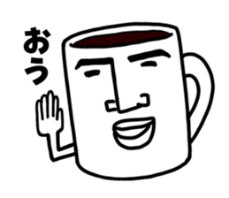 Black coffee of me sticker #1870864