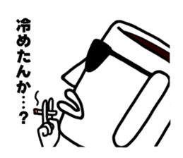 Black coffee of me sticker #1870872