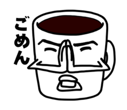 Black coffee of me sticker #1870876