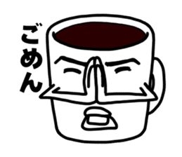 Black coffee of me sticker #1870876