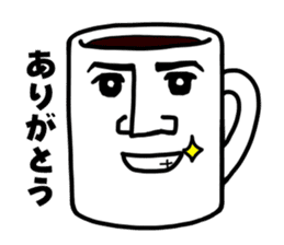 Black coffee of me sticker #1870877