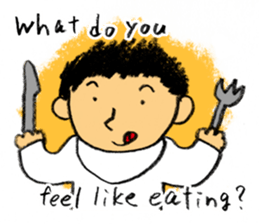 Pencil boy 2 (English) sticker #1870892