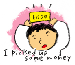 Pencil boy 2 (English) sticker #1870900