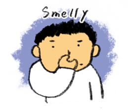 Pencil boy 2 (English) sticker #1870904