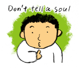 Pencil boy 2 (English) sticker #1870915