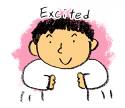 Pencil boy 2 (English) sticker #1870916