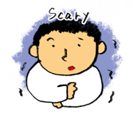 Pencil boy 2 (English) sticker #1870920