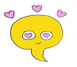 Cute tadpole sticker #1870955