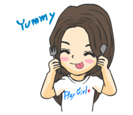 Uma Angel The Play Girl sticker #1871329