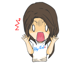 Uma Angel The Play Girl sticker #1871341