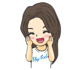 Uma Angel The Play Girl sticker #1871347