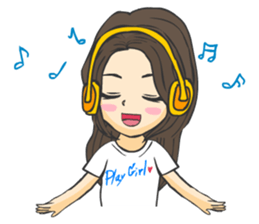 Uma Angel The Play Girl sticker #1871353