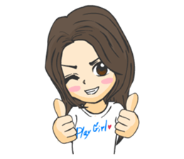 Uma Angel The Play Girl sticker #1871363