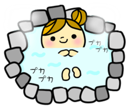 I love hot springs sticker #1871498