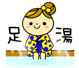 I love hot springs sticker #1871520