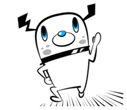 White dog? sticker #1871606