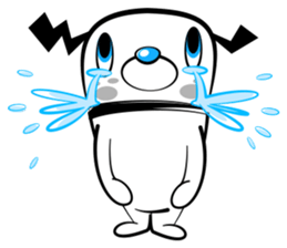 White dog? sticker #1871612