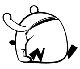 White dog? sticker #1871628