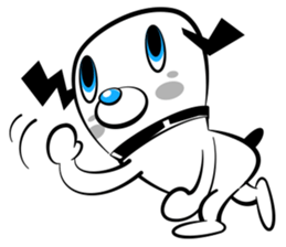 White dog? sticker #1871633