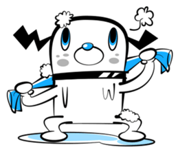 White dog? sticker #1871636