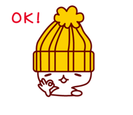 Melancholy knit hat!! sticker #1871647