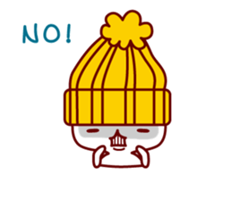 Melancholy knit hat!! sticker #1871648