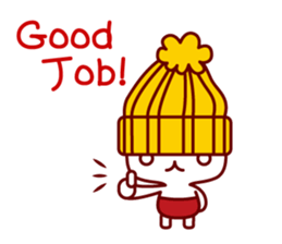 Melancholy knit hat!! sticker #1871649