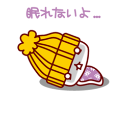 Melancholy knit hat!! sticker #1871652