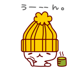 Melancholy knit hat!! sticker #1871658