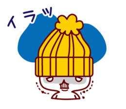 Melancholy knit hat!! sticker #1871665