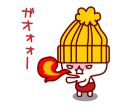 Melancholy knit hat!! sticker #1871666