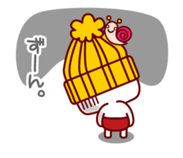 Melancholy knit hat!! sticker #1871673