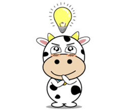 Little Ox Moo-in sticker #1871728