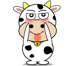 Little Ox Moo-in sticker #1871730