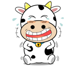 Little Ox Moo-in sticker #1871740
