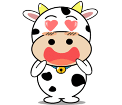 Little Ox Moo-in sticker #1871743