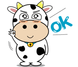 Little Ox Moo-in sticker #1871750