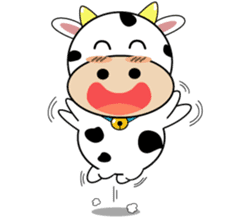 Little Ox Moo-in sticker #1871762