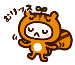 Animals costume sticker #1872210