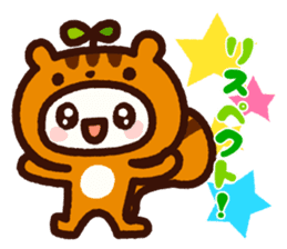 Animals costume sticker #1872237