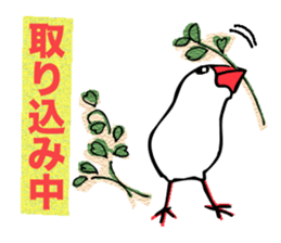 Life of Java sparrow's sticker #1872499