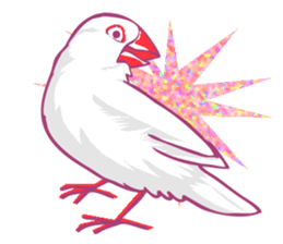 Life of Java sparrow's sticker #1872506
