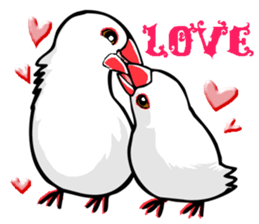 Life of Java sparrow's sticker #1872511