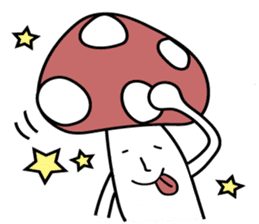 Cute and weidos mushroom sticker #1872605