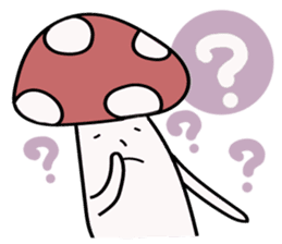 Cute and weidos mushroom sticker #1872622