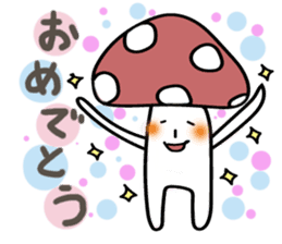 Cute and weidos mushroom sticker #1872628
